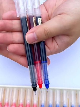 #开学必备 直液式中性笔速干大容量走珠笔学生用针管笔#中性笔#走珠笔#直液式走珠笔 #超便宜超划算
