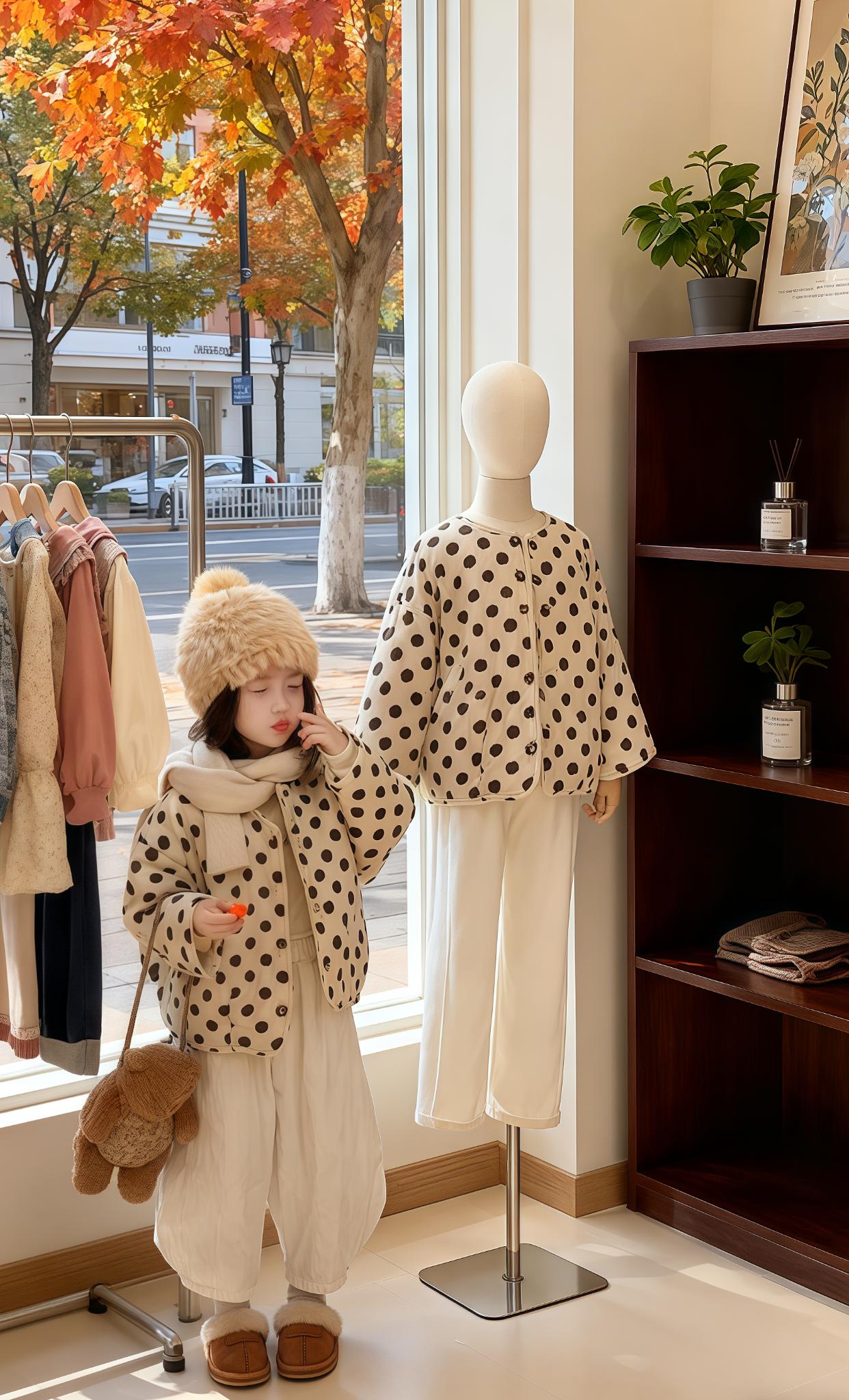 #女童外套 #保暖又好看 #韩系穿搭 #秋冬氛围感 #高品质童装  @抖加🔥上热门🔥dou+🔥热点宝 @抖音小助手