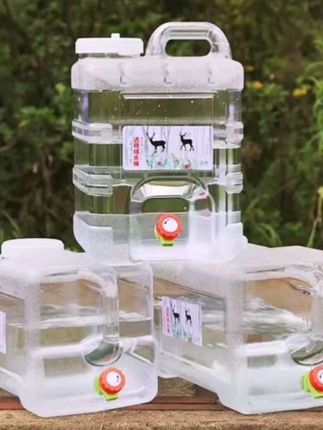 户外水桶手提桶储水用纯净矿泉家用车载自驾带龙头透明饮水蓄水桶#健康饮水 #携带方便 #水桶#蓄水桶