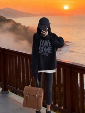 #假两件卫衣