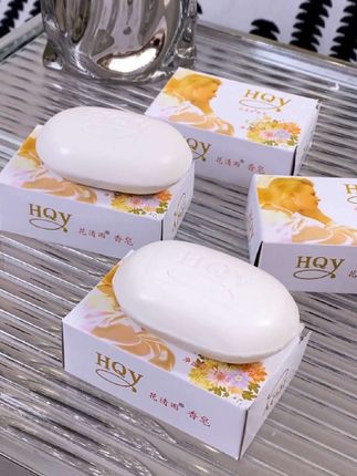茉莉花香家庭皂4块135g,舒缓清新的沐浴享受#香皂
