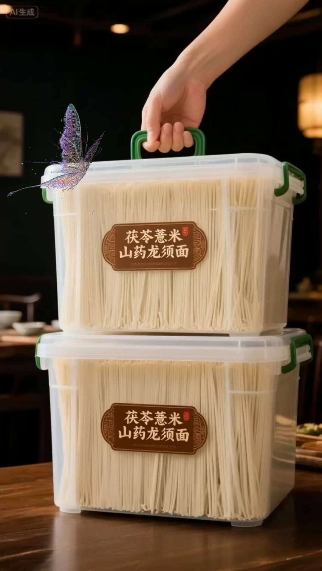 茯苓薏米山药龙须面。家人们,我发现宝藏啦!这款茯苓薏米山药龙须面太赞啦!它是用茯苓、薏米、山药纯磨粉制作的,采用传统工艺,很实在。面条细滑又筋道,吃起来特别香。 早上煮一碗,能让你一整天都活力满满;晚上来一份,清淡的口感能给你满满的满足感。老人和小孩都可以吃,就算是不怎么会做饭的厨房小白,也能轻松煮好。碰到了可千万别错过,多囤些肯定没错!#龙须面 #面条 #面食 #美食教程 @DOU+小助手 @抖加🔥上热门🔥dou+🔥热点宝 @舌尖上的抖音