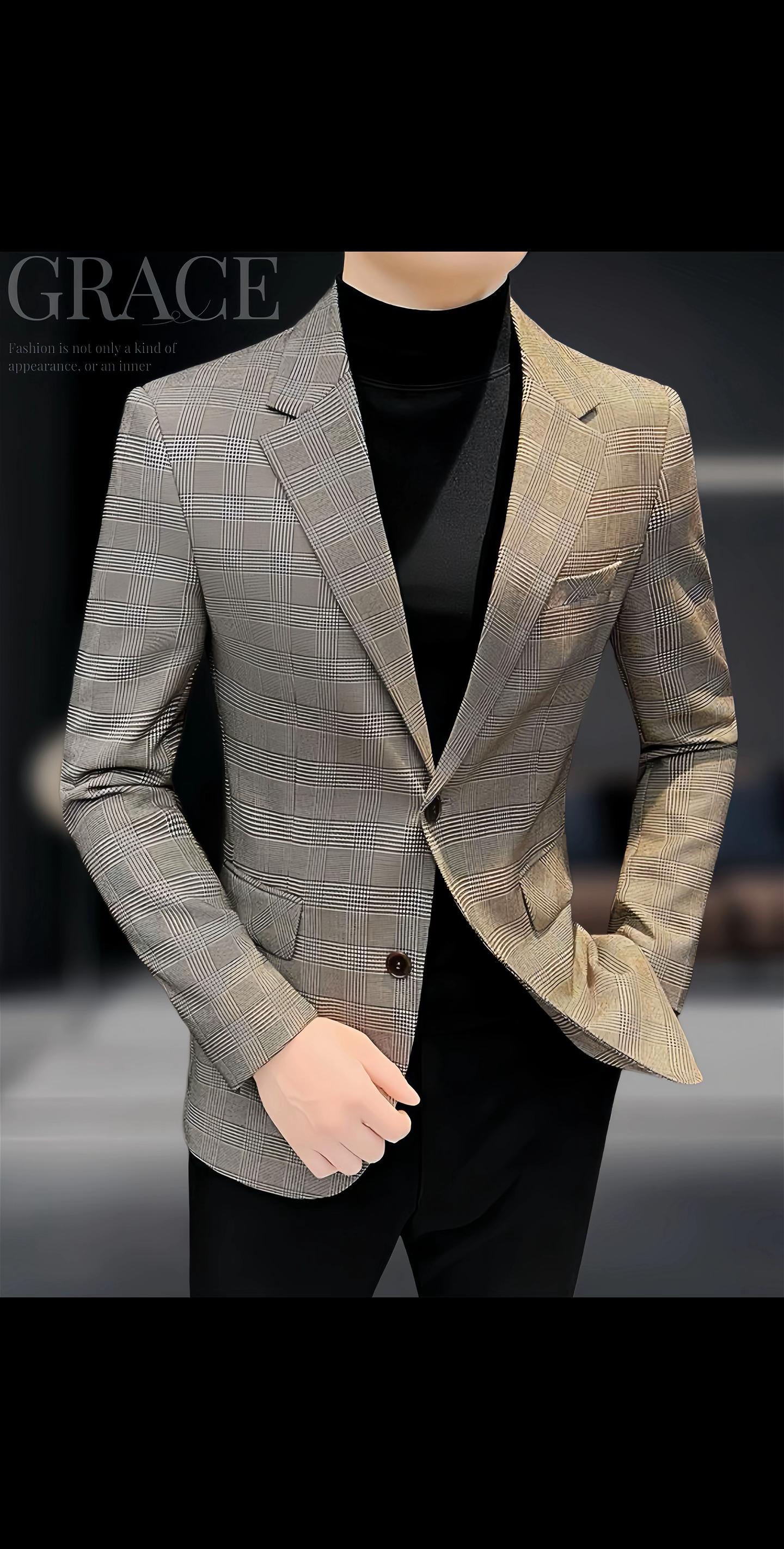 休闲西装外套男士爆款2025新款痞帅高级感男装商务韩版修身小西服#西装外套 #品质男装 #商务休闲 #西服 #男人就要穿西装