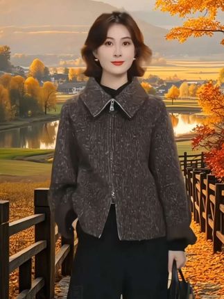 双面羊毛大衣。2025女士新款秋冬宽松休闲毛呢子外套#双面羊毛大衣 #大衣 #宽松版型 #秋冬新款 #呢子外套