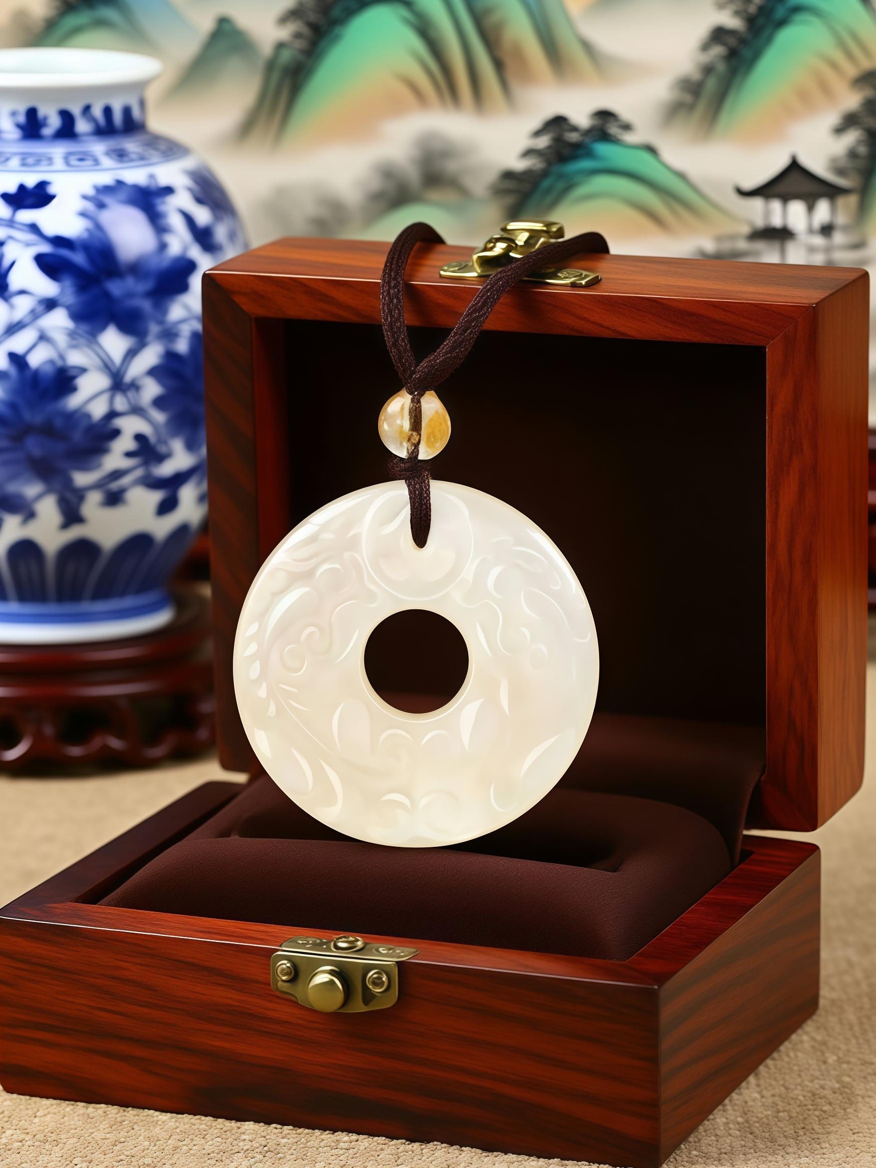 貔貅玉环吞金兽平安扣。#玉文化 #吊坠 #古玉收藏 #玉石魅力 #吊坠挂件