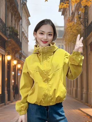 双拉链冲锋衣外套 双拉链元素尽显设计感,宽松版型百搭又显瘦。秋季穿着既具功能性又充满时尚气息,不管是日常出街还是轻度户外,都能轻松驾驭。#每日穿搭分享 #秋季微胖穿搭测评 #早秋通勤出游穿搭一起拿捏 #说好的随便穿穿去看秀 #外套穿搭