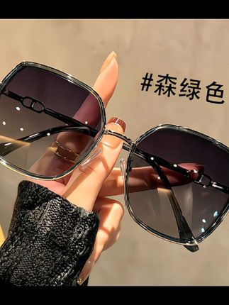 2025新款大框偏光墨镜女款适合方圆脸闪粉设计太阳镜防晒防紫外线#高颜值眼镜 #时尚太阳镜 #强烈推荐 #墨镜 #好物推荐🔥