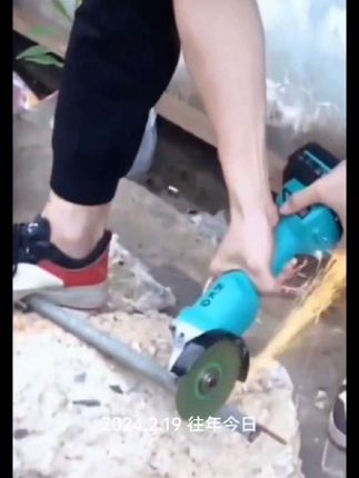 【正艺【20节】蓝色无刷锂电角磨机大功率充电式磨光机家用手砂轮升级】/#角磨机#五金工具 #高性能实用工具 #电动工具#好东西一起分享