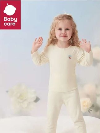#babycare 山茶花肌底衣套装上新!秋季当打底或睡衣都巨舒服#儿童家居服 #家居服套装 #睡衣家居服