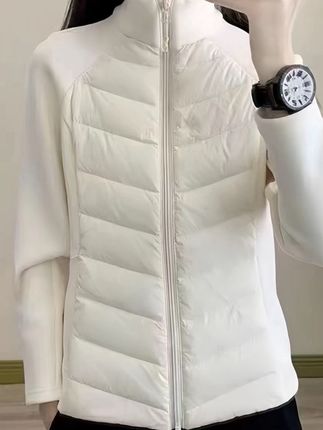 小蛮腰运动打底棉服立领轻薄内搭秋冬保暖外套内胆收腰显瘦#运动穿搭 #保暖外套#外套推荐#新款上新