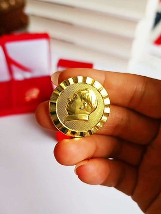 合金胸针 毛主席像章伟人徽章胸章胸针纪念章金色经典珍藏收藏
