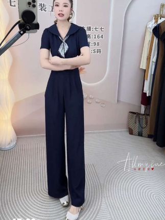 气质高街女神范连体裤2025夏季新款收腰显瘦连体衣#气质优雅穿搭 #简单大方时尚款 #谁穿谁好看 #气质优雅穿搭 #休闲减龄穿搭