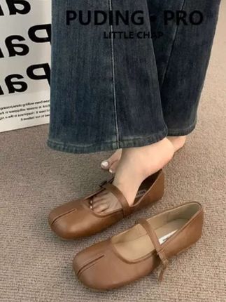 #欧若风~法式内增高奶奶鞋 #春夏小个子玛丽珍豆豆单鞋#豆豆鞋#法式豆豆鞋#女鞋@巨量千川