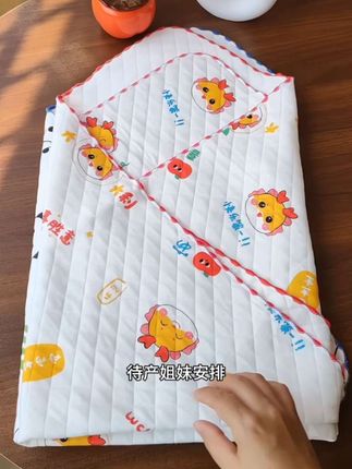 预产期在秋冬天的孕妈妈们,新生儿的产房包单要选这种加厚加棉的了,A类婴幼儿100棉。柔软舒适!85*85标准尺寸! #母婴好物 #待产包 #包单 #新生儿进产房包单