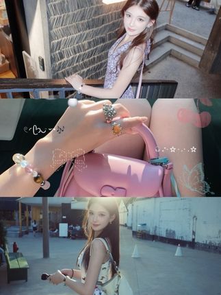 趁着天还热 赶紧给搭配来点彩色!🍋🌊🍃  很适合夏日的一组彩色手串,是穿搭的一大点睛之笔呀  感谢@Meiyao_- 姐妹的分享! #我又心动了 #手串搭配 #水晶手串 #Meiyao #首饰分享