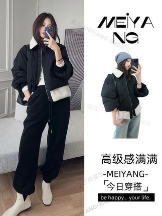 这款自带'松弛款式的鹅绒服`我基本没什么抵抗力'太爱啦!#强烈推荐 #秋冬穿搭 #每日分享