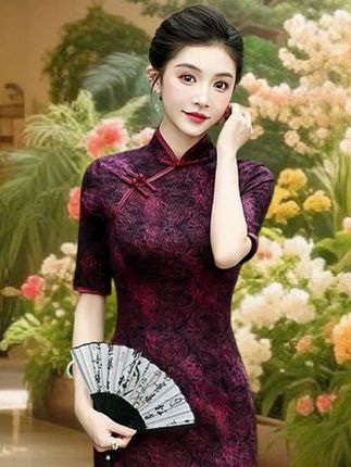 #旗袍裙 #旗袍 #优雅气质 #国风旗袍 #旗袍连衣裙