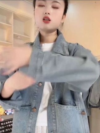 韩版气质宽松休闲牛仔外套女2025秋季新款设计感洋气减龄夹克上衣
