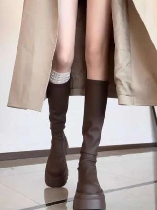 厚底堆堆靴#好穿不累脚#时尚百搭#女鞋