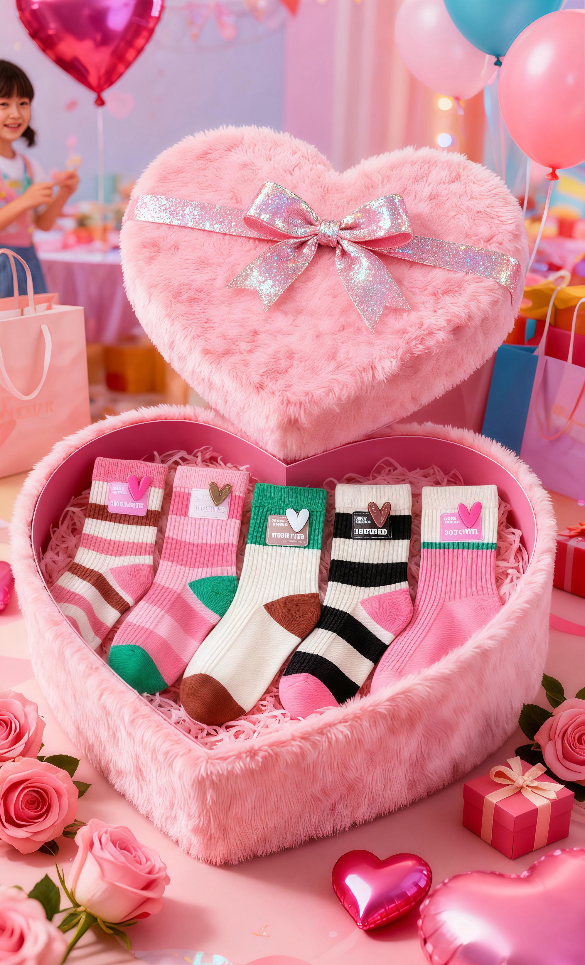 《多巴胺的温暖》💖 清晨,阳光洒在窗台的粉玫瑰上。妈妈轻手轻脚地走进房间,把一个毛茸茸的爱心礼盒放在女儿床边。 礼盒里的五双袜子,像五种缤纷的梦。有粉棕条纹的俏皮,有绿尖点缀的活泼,每一双都藏着妈妈的心思。她想起女儿蹦跳时袜子滑下的模样,便精心挑选了这些舒适又好看的款式。 当女儿睁开眼,看见这份满是爱意的礼物,扑进妈妈怀里。这一刻,粉色的温柔在母女心间流转,连空气都甜了起来。 #好物推荐🔥 #儿童袜子 #袜子 #多巴胺袜子 #袜子控 @抖加🔥上热门🔥dou+🔥热点宝 @DOU+上热门 @DOU+小助手
