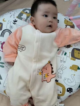 超可爱超舒服超好穿超保暖的双面绒连体衣#连体衣 #母婴好物 #婴幼儿服饰 #好物推荐 #我要上热门🔥