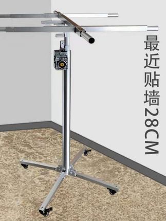 吊顶石膏板一个人不好扶怎么办#吊顶石膏板升降支架#电锤增高支架#轻松方便打孔  升降石膏板吊顶安装伸缩增高架#吊顶专用打钉工具#家装装修