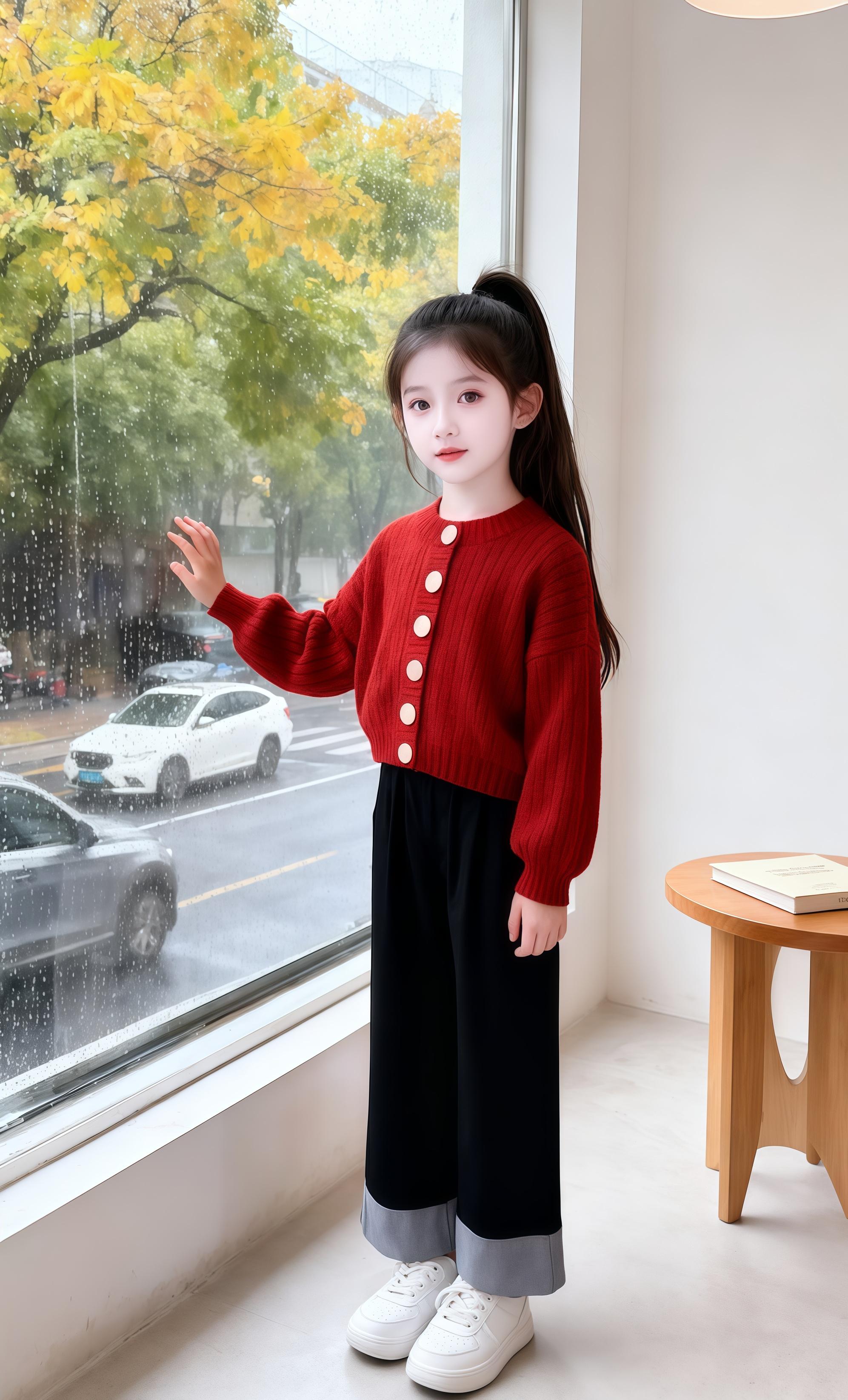 #生女儿就要这样穿 #女童穿搭 #萌娃穿搭 #女童套装 #早秋不费力显贵穿搭