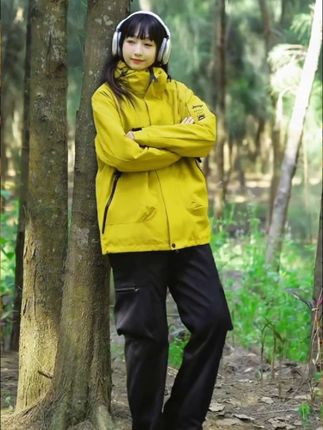 户外休闲情侣三合一冲锋衣#时尚百搭冲锋衣#三合一冲锋衣#男女同款冲锋衣