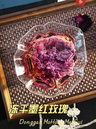 冻干墨红玫瑰#冻干墨红玫瑰 #冻干玫瑰喝出好气色 #冻干玫瑰花 #墨红玫瑰花茶 #墨红玫瑰冻干花朵