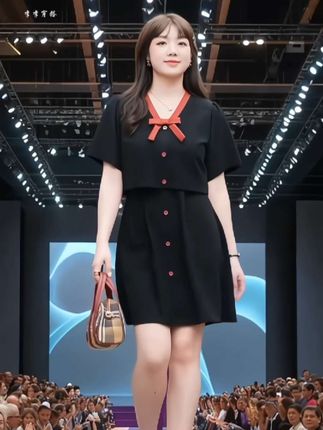 法式收腰大码连衣裙#暑假出游穿搭#谁穿谁漂亮 #夏日绝美仙女裙 #夏日绝美仙女裙 #气质女神穿搭