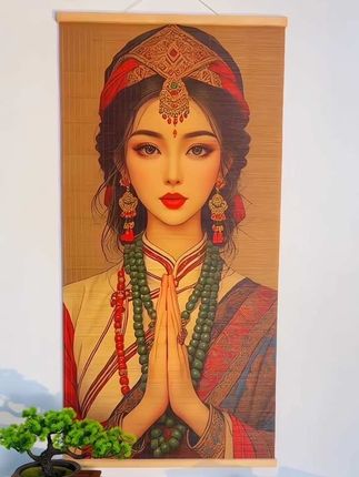 #创作灵感 如果你家里也有大白墙,就安排一幅这样的装饰画,新中式的风格,特别适合我们国人,而且它还是竹编的工艺,挂在墙上大气上档次,很有品味,不管是客厅、餐厅还是书房、玄关都能用得上。有了这幅画,再也不用担心家里的墙面太单调了。#竹编挂画 #装饰画 #新中式 #竹编手艺