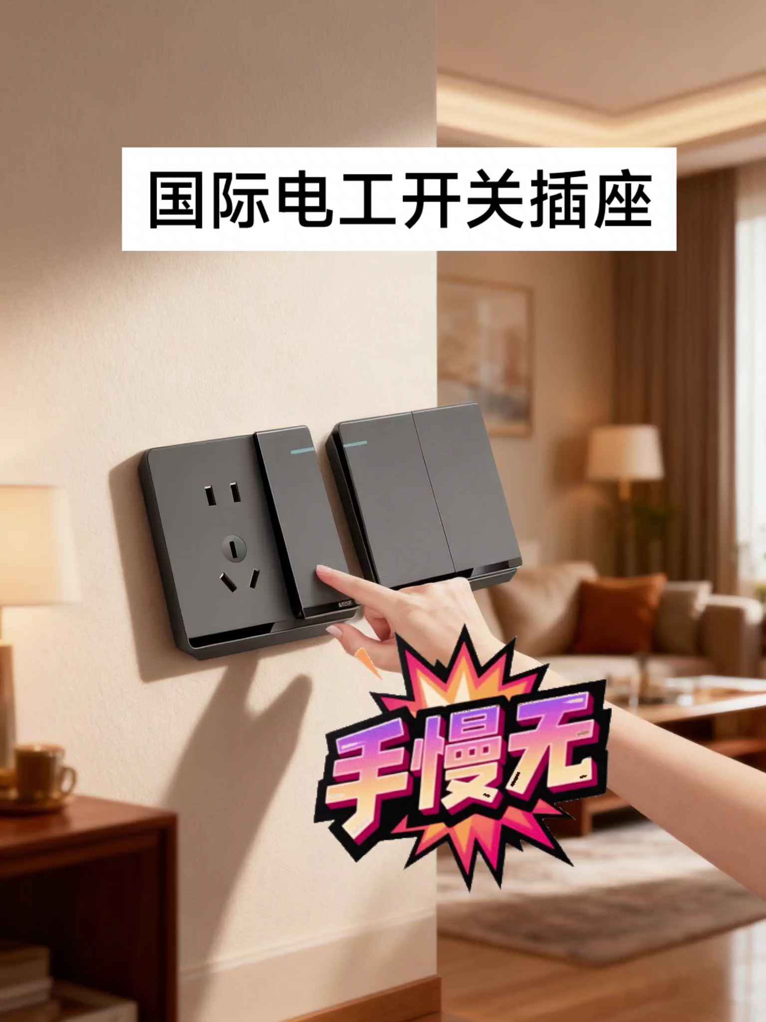 #国际电工开关插座 #开关插座 #家庭必备