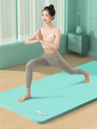李宁加厚瑜伽垫家用防滑减震静音运动专用2025新款专业防滑健身垫#瑜伽垫#专用防滑瑜伽垫 #健身瑜伽垫#居家锻炼