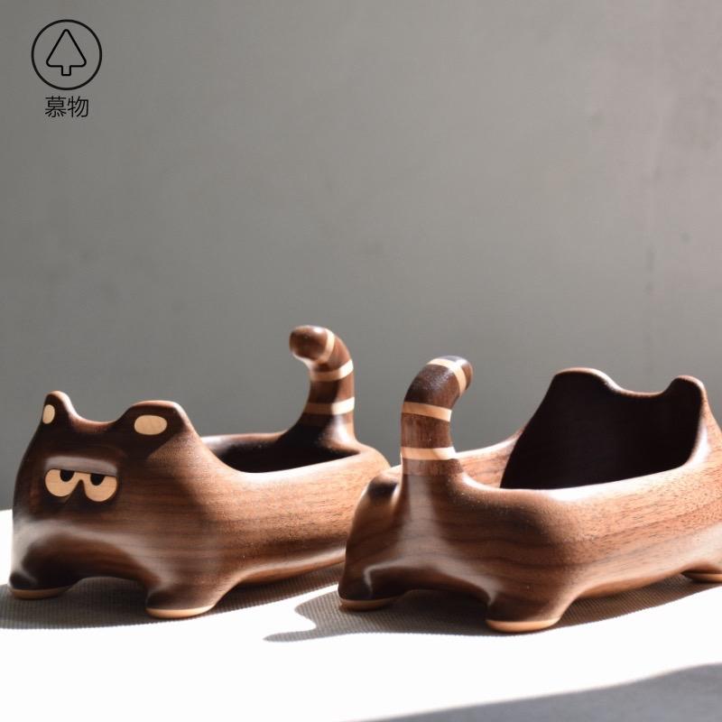 虎头鞋大喵,他来了!#木制品