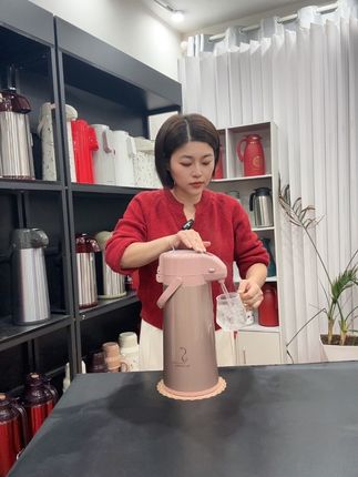 #热水瓶 #保温壶 #保温瓶 #热水壶 #暖瓶 五月花气压式热水瓶家用保温壶