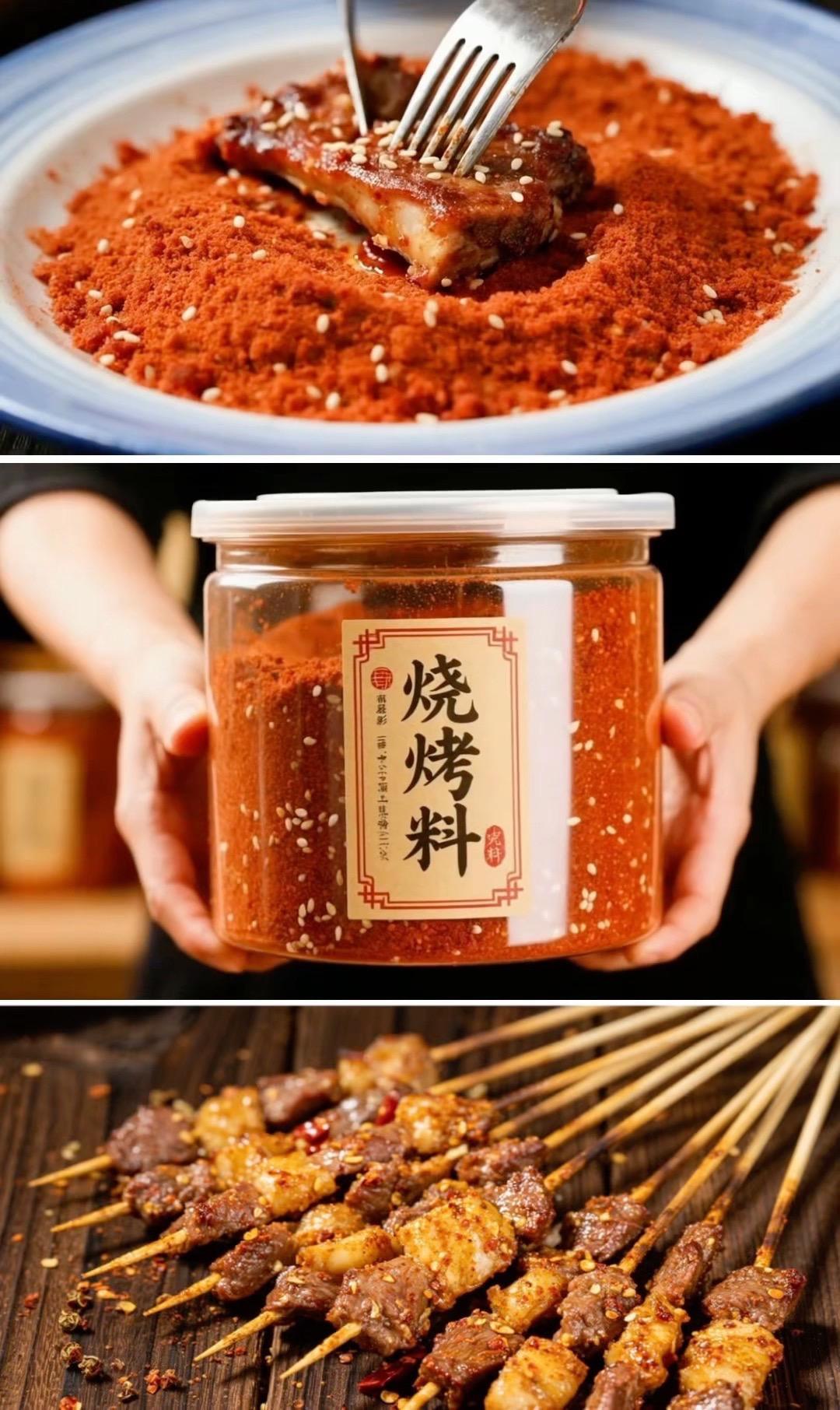 🔥淄博烧烤料,一料封神!红亮诱人的色泽,融合辣椒、芝麻等多种香料,辛香入味,层次丰富。不管是烤串、烤肉还是炸物,往这料里一滚,瞬间复刻淄博烧烤的灵魂滋味,在家也能实现烧烤自由,让你一口就爱上这地道烟火气!#强烈推荐 #舌尖上的味道 #淄博烧烤 #烧烤料 #烧烤界的扛霸子 @抖加🔥上热门🔥dou+🔥热点宝 @DOU+上热门 @DOU+小助手