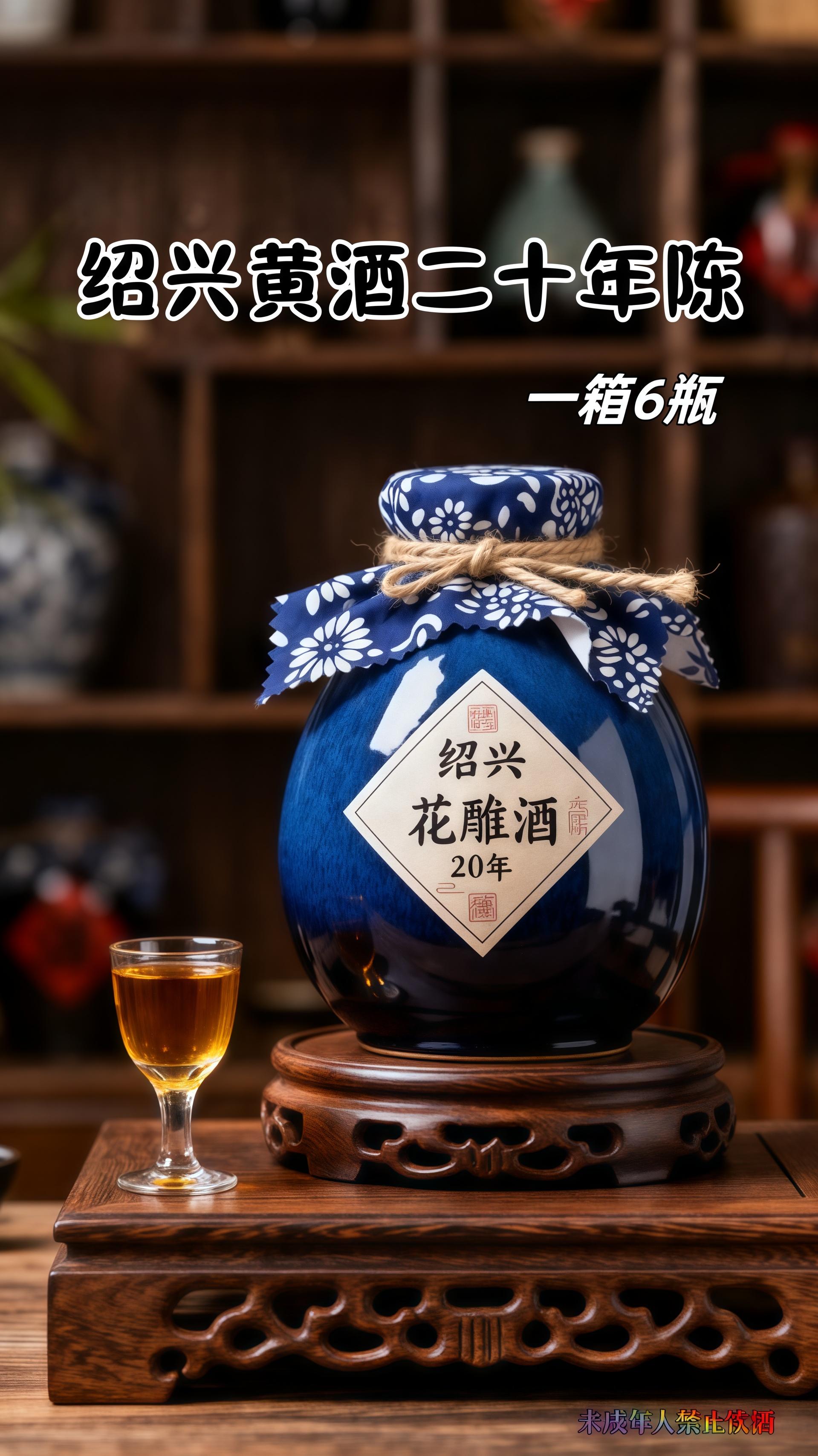 绍兴二十年陈花雕酒。#黄酒 #花雕酒 #绍兴黄酒 #酒蒙子的日常 #深夜的酒