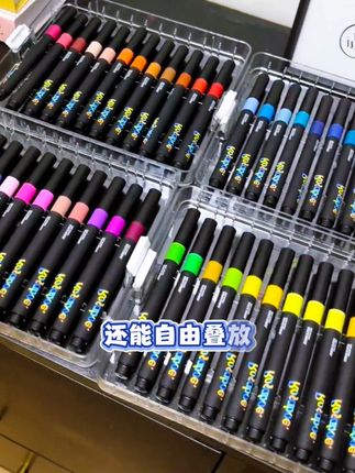 趁开学前没涨价把画笔备齐了#画笔 #马克笔 #绘画