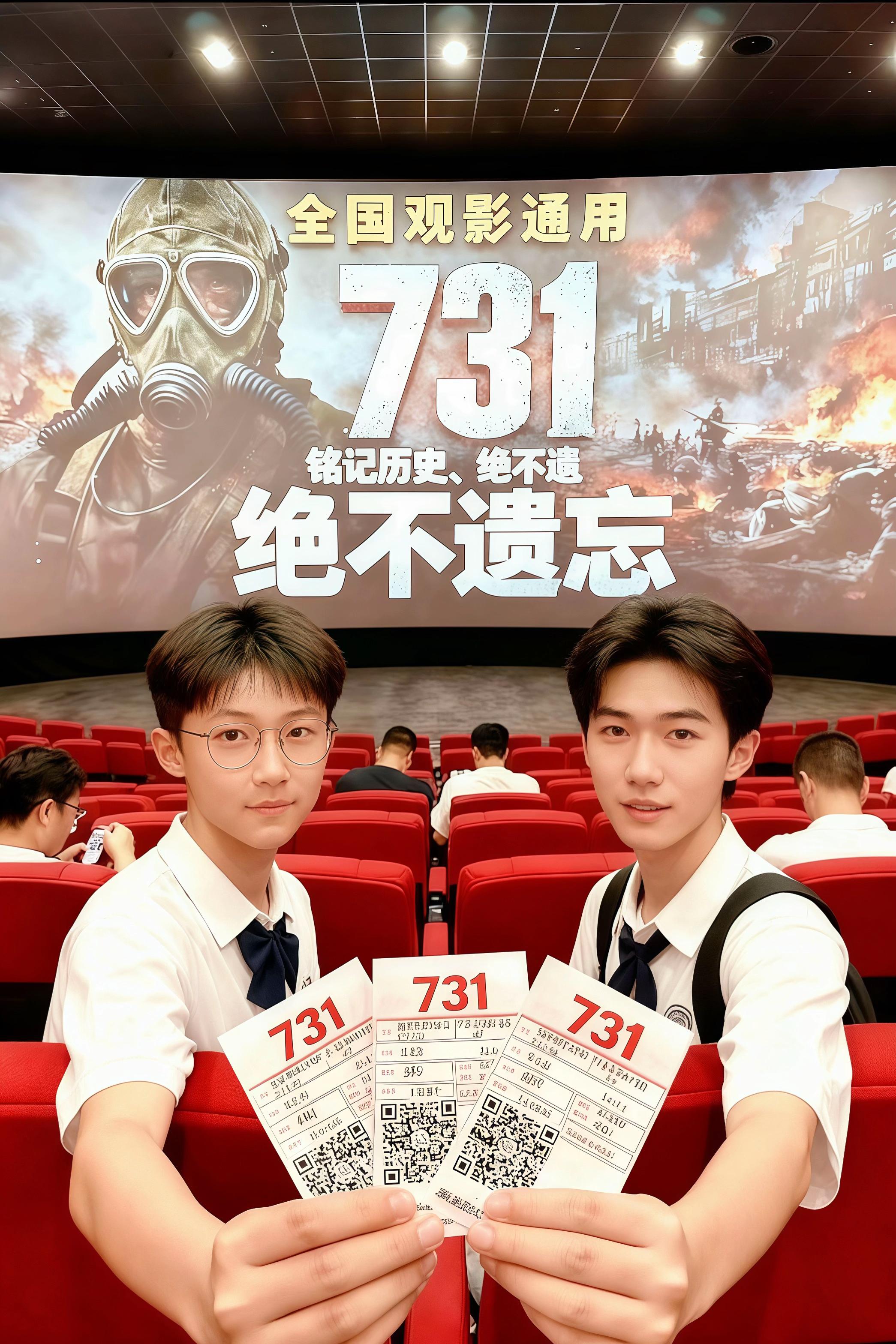 电影《731》开售了👍 终于等到了!电影《731》9.18全球上映!#电影731#铭记历史 #731 #铭记历史勿忘国耻 #电影731上映全球的意义 @DOU+上热门