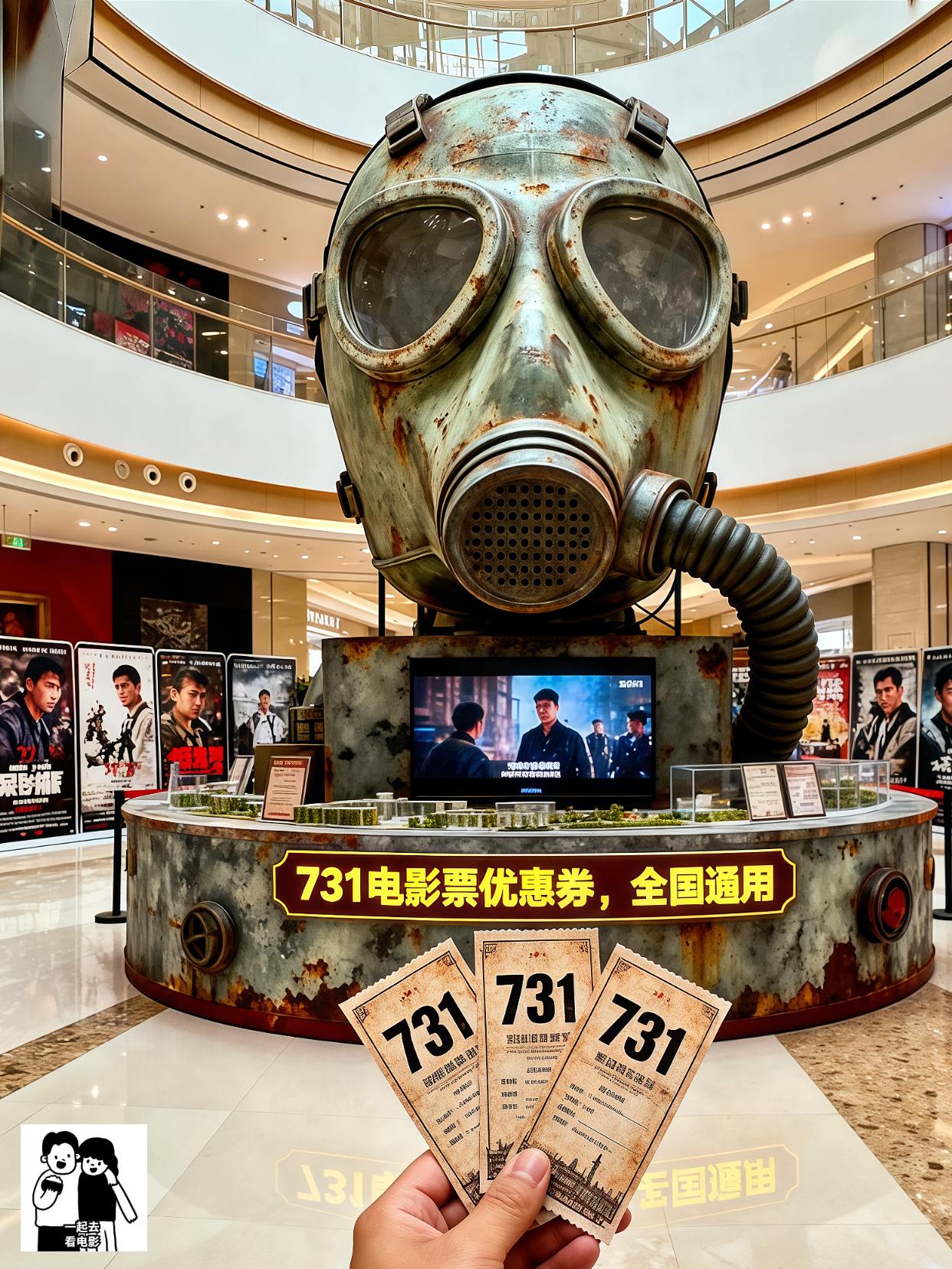 电影票优惠团购。这部关于731的电影,藏着不该被遗忘的历史。现在专属电影优惠券来了,能省不少~ 去影院沉浸式感受那段过往,不是为了延续仇恨,而是为了铭记与警醒。券不多,快冲!#看电影#731#历史不容遗忘#正能量#爱我中华