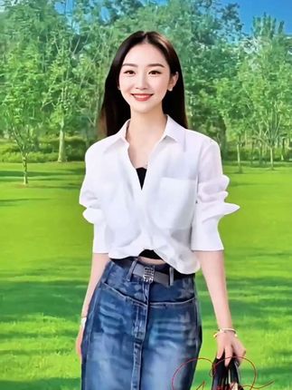 #创作灵感 #每日分享 #韩版小众通勤polo领小衫女2025年秋季新款休闲风百搭简约长袖衬衫#这也太好看了