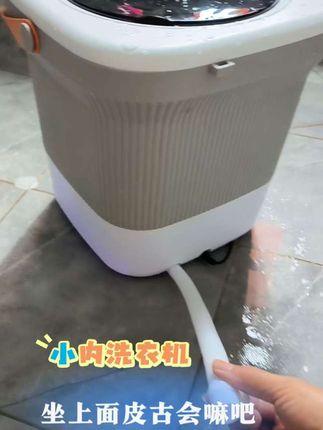 女生洗衣机婴儿宿舍内衣裤洗脱一体定时小型洗袜子内裤懒人神器,小狗宠物洗衣服