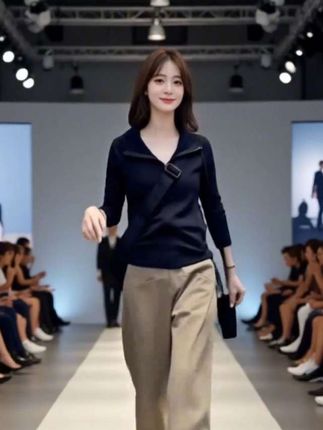 时尚潮流百搭套装卫衣弯刀裤两件套#气质穿搭 #套装穿搭 #早秋穿搭 #春季穿搭 #通勤搭配
