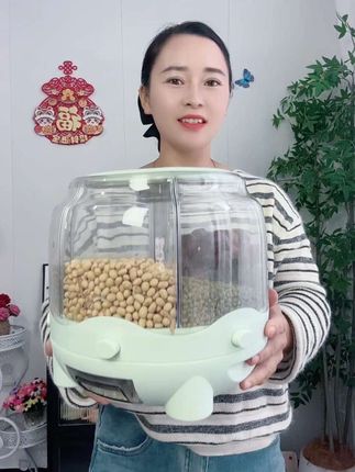 #五谷杂粮收纳桶 #杂粮桶 #非常方便实用 #厨房好物 #超实用