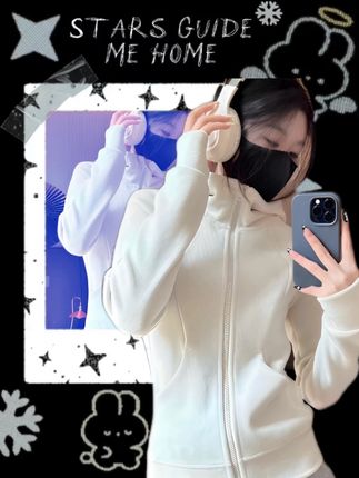 女款秋冬加厚连帽卫衣修身显瘦运动瑜伽摇粒绒上衣#时尚百搭 #休闲穿搭 #简约大气 #秋冬外套 #保暖穿搭