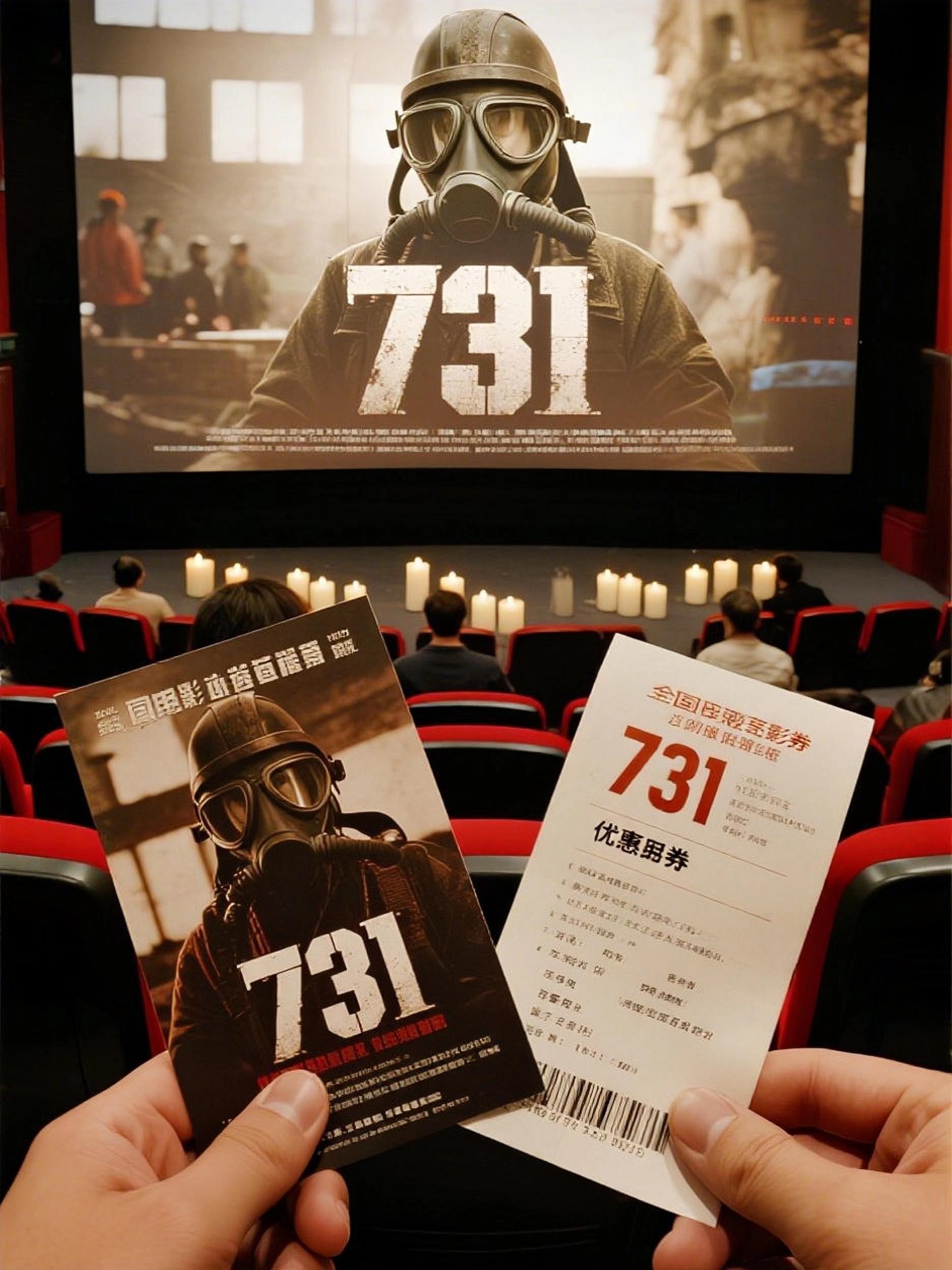 #731电影 #铭记历史吾辈自强 #电影热烈上映 #勿忘历史吾辈自强 #电影优惠券抖音团购