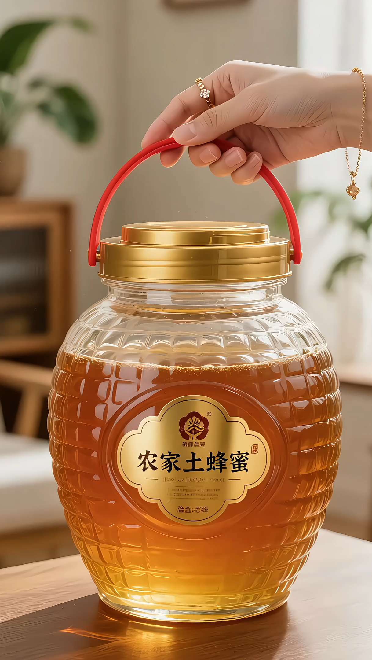 不是工厂货,是山里蜂农守着的真土蜜。蜜蜂采遍野花,在蜂巢里反复酝酿,最后装进这粗粝的玻璃罐。每一口,都是大自然的实在馈赠。 #正宗土蜂蜜 #农家自养蜂蜜 #山野好物 #自然馈赠