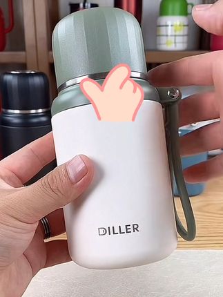 迪乐贝尔便携大容量保温壶真空女士家用保温杯户外提手泡茶保温杯#好物推荐🔥 #视频同款 #精致优雅 #携带方便 #保温杯