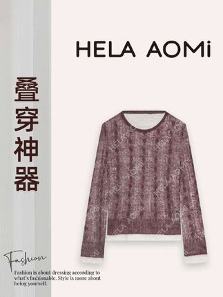 HELAAOMI“叠穿神器”莱赛尔桑蚕丝山羊绒绵羊毛针织衫 #叠穿神器 #针织衫 #打底衫 #洋气小衫 #高级感穿搭