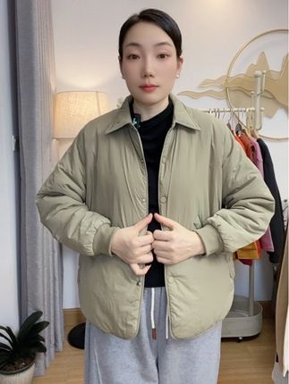轻薄小棉袄、不臃肿、久穿就洗不变形#超便宜超划算 #洋气减龄 #面料柔软舒适 #薄款棉服外套 #棉服外套